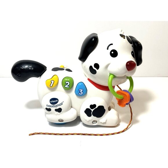 VTech Care For Me Learning Pet Carrier, Pull & Sing Puppy & Gund Dog Plush Lot - Picture 2 of 10